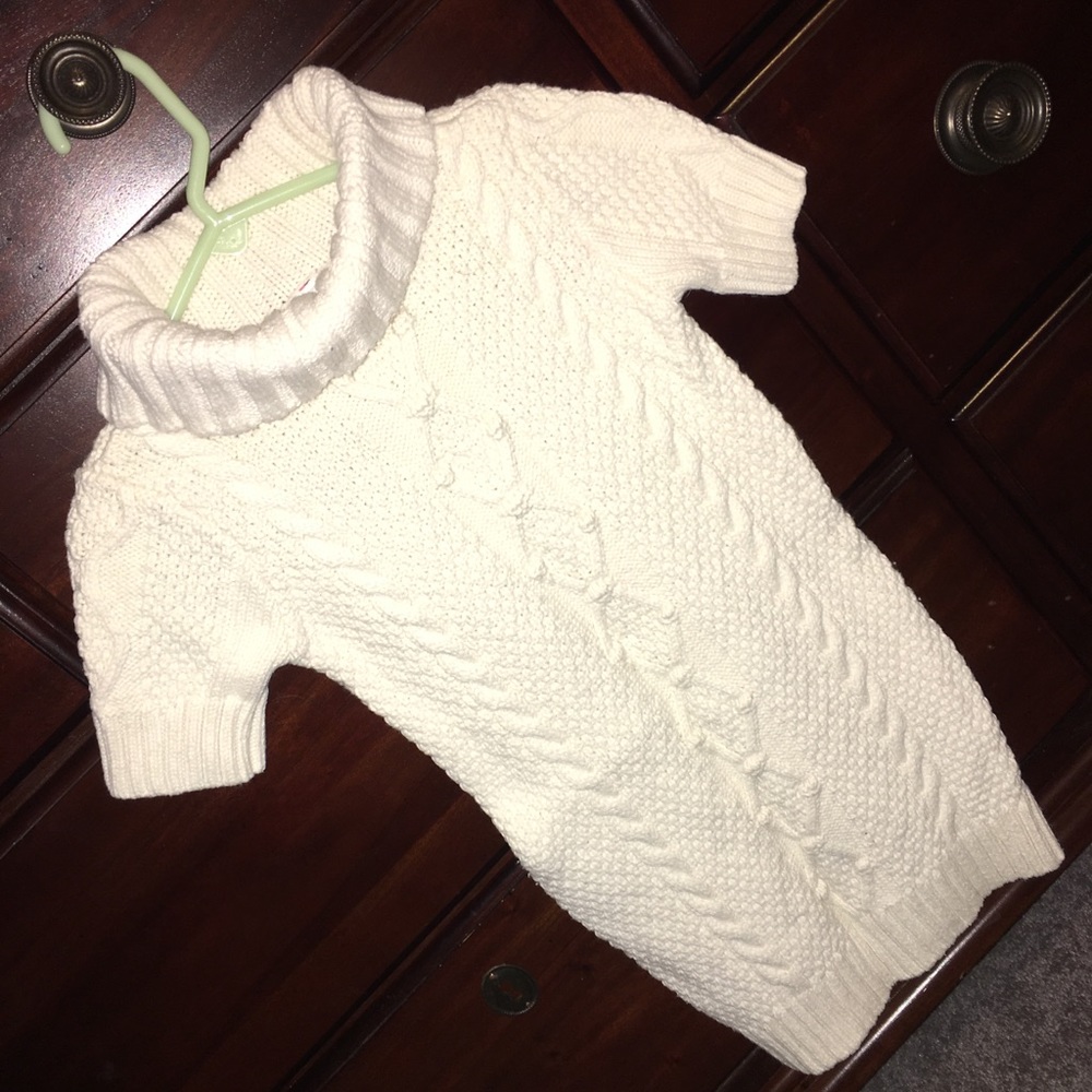 short sleeve sweater dress